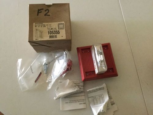 New nos wheelock mt-24-is-vfr 105355 multitone strobe signal 20-31vdc for sale