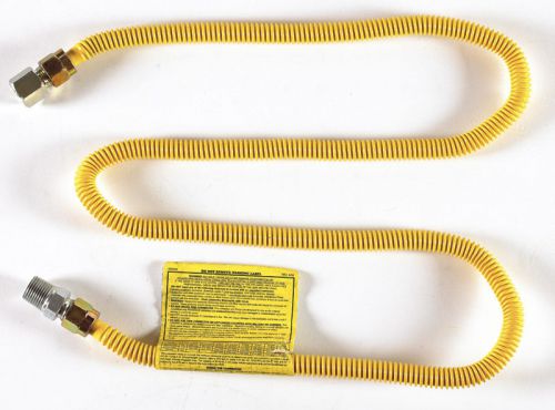Brasscraft cssd54-60 flexible gas connector, 60&#034; for sale