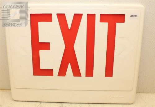 Lithonia Lighting Red Emergency Exit Sign