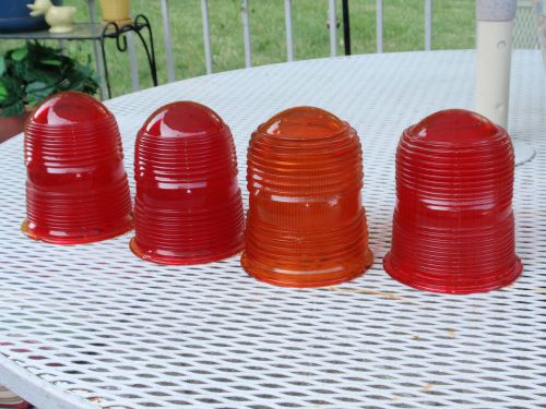 4 Industrial Light Safety Glass Covers  Killark/Crouse-Hinds ~ Steam Punk