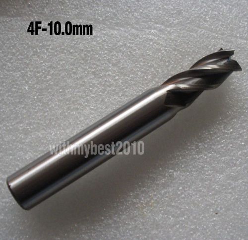 Lot 5pcs 4Flute HSS End Mills Cutting Dia 10mm Shank Dia 10mm Length 72mm Tools