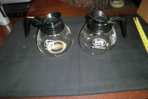 S&amp;D Coffee  Decanter&#039;s  lot OF 2