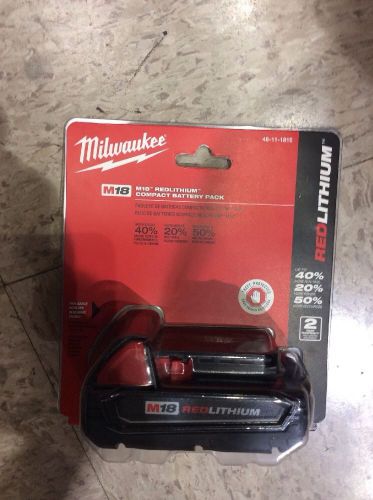 New In Package! MILWAUKEE 48-11-1815 M18 RED LITHIUM-ION BATTERY - Free Shipping