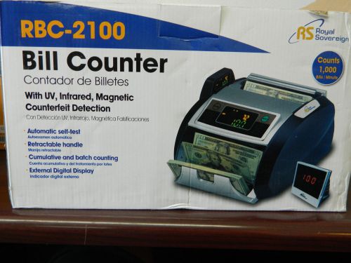 Royal Sovereign Bill Counter w/ UV &amp; Infrared Counterfeit Detection // RBC-2100