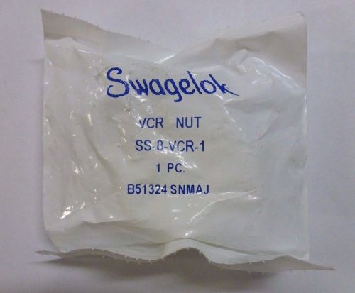 Swagelok VCR Face Seal Fitting, 1/2 in. Female Nut  SS-8-VCR-1