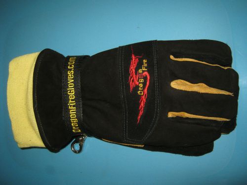 Dragon Fire Alpha X Structural Firefighter Gloves w/ Wristlet Size S NEW