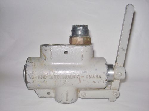 Brand Hydraulics Omaha Industrial Oil Supply Directional Flow Control Valve