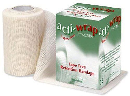 Acti-wrap, Tape Free, Latex Free Retention Bandage, 8cm x 4m Stretched