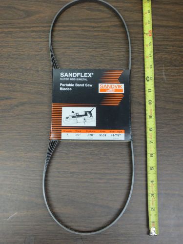 Sandvik sandflex 8230340 portable band saw blades 5 pack for sale