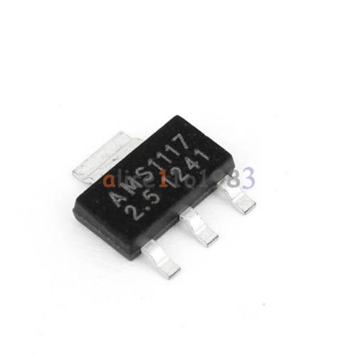 50Pcs AMS1117-2.5 AMS1117 LM1117 2.5V 1A SOT-223 Voltage Regulator AL