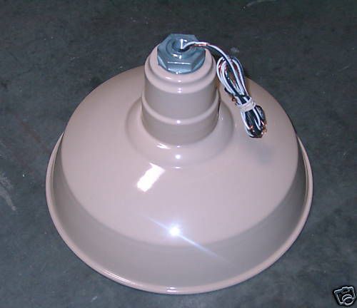 Standard Dome 12&#034; Industrial Lighting Fixture Beige