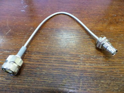 Keithley CA-283-10A  Cable Assy   BNC Female panel mount to Male  10&#034;  NEW