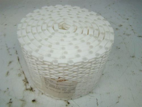 CONVEYOR BELT M2533 FLUSH GRID POLYPROPLYNE WHITE  5.9&#034; X 10&#039;