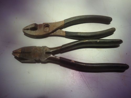 Craftsman,lineman pliers, model c and slip-joint pliers ___________________a-237 for sale
