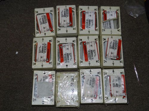12 WIREMOLD 2347 Shallow 1-Gang NM Device Box in Ivory - NEW