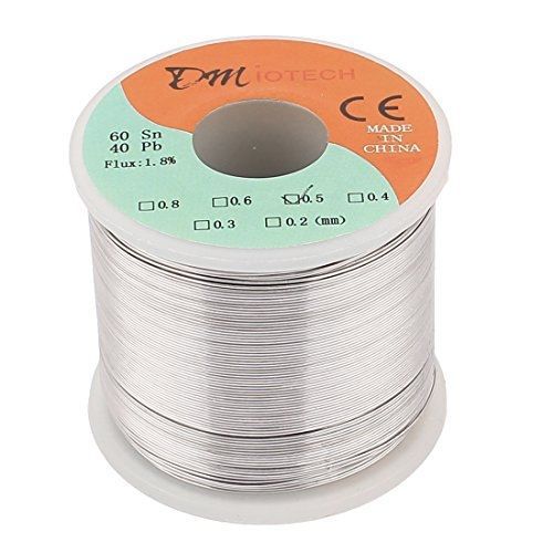 Dmiotech? 0.5mm 400g 60/40 rosin core tin lead roll soldering solder wire for sale