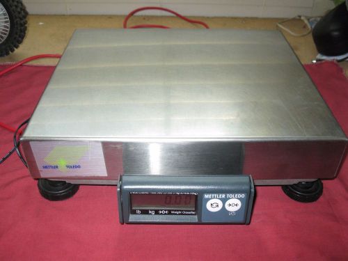 Mettler Toledo Model PS60 Shipping Scale 150 lb Capacity Stainless Top Nice