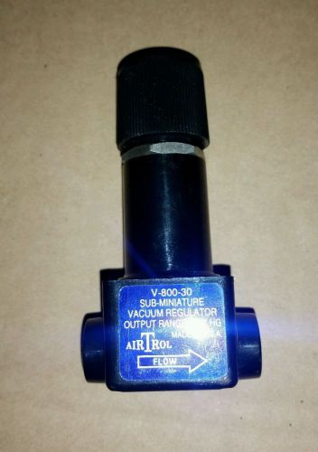 AIRTROL V-800-10 subminiature vacuum regulator. New. Free Shipping