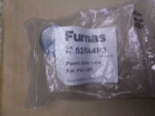 Furnas 52RA4P3 Oil Tight Pilot Light Lens, Green Plastic *FREE SHIPPING*