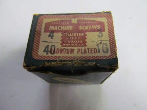 (144) Fillister Head Machine Screws 4-40 X 3/16&#034;, Phillips Drive, Made In USA.