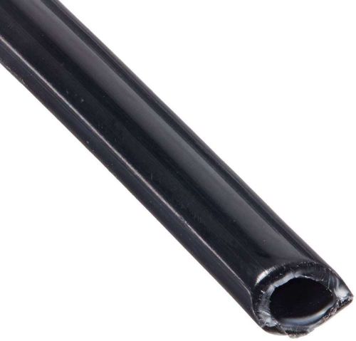 Nylon Vacuum Flexible Tubing, Black, Opaque, 2.7mm ID, 4mm OD, 0.65mm Wall, 100&#039;