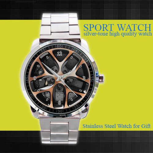 Rembrandt Bugatti Chocolate Wheels Sport Metal Watch
