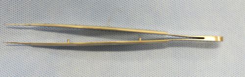 V. MUELLER OB/GYN Micro Forceps 1cm platform Overall length 6&#034; (15.2cm) Straight