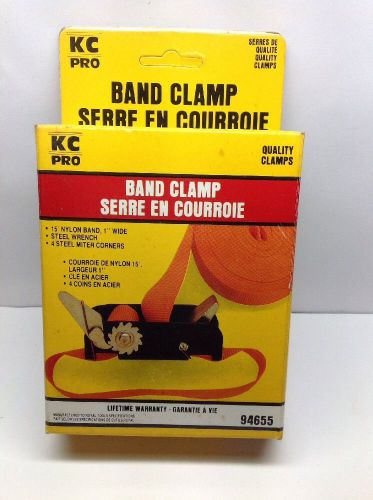 15 Ft By 1&#034; Nylon Band Clamp W/ Wrench &amp; 4 Steel Corners