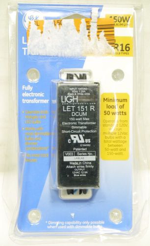 Light Tech LET151 150 Watts 12 Volts Low Voltage Compact Electronic Transformer