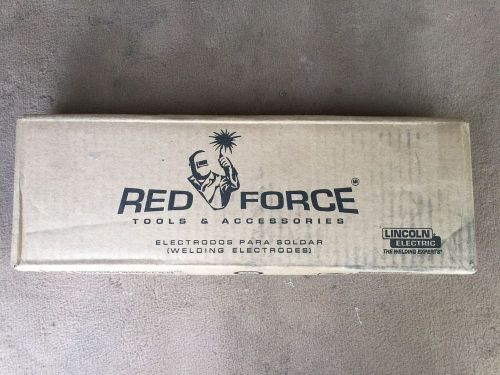 6011 1/8&#034; 14&#034; Lincoln Electric Red Force Welding Rods 44 Pounds; $1.95 per pound