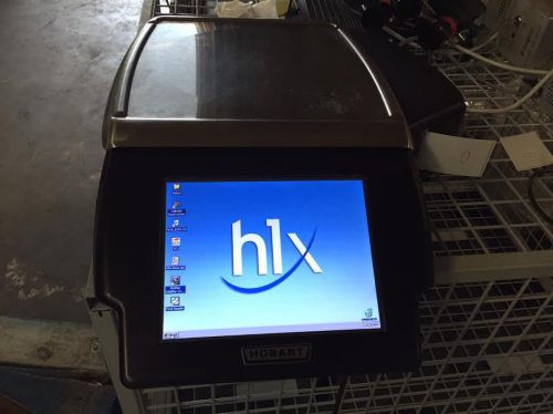 Hobart HLXWM Digital Portion 30lb Food Weighing Scale Printer Black Win XP