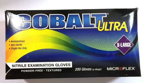 Cobalt Ultra Nitrile Powder Free  N174 XLarge 3 Boxes of 200