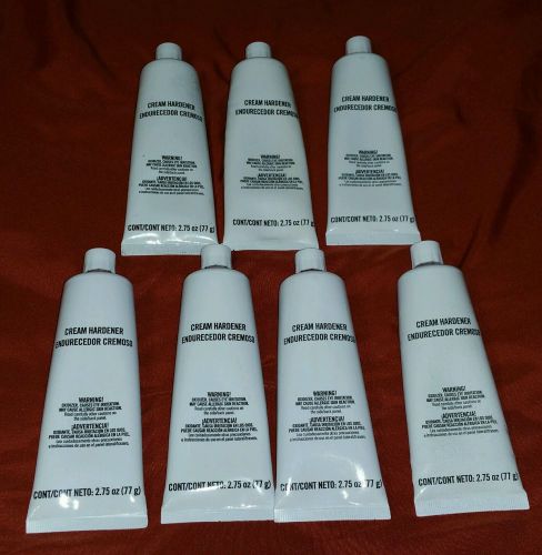 7 tubes of red cream hardener 2.75 oz (77g) each tube