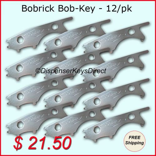 Bobrick &#034;Bob-Key&#034; for Liquid Soap Dispensers &amp; Toilet Tissue Spindles - (12/pk.)