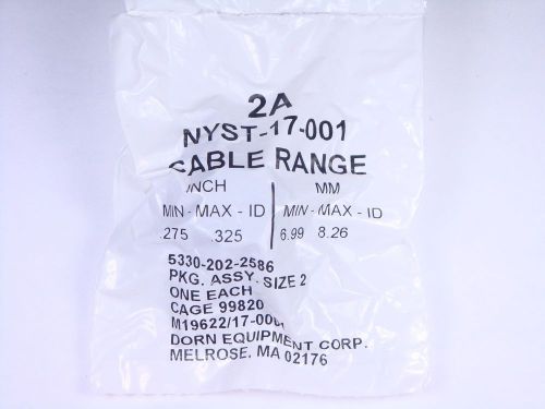 NYST-17-001 Dorn Packing Assembly for Nylon Stuffing Tubes 2A MS19622/17-0001