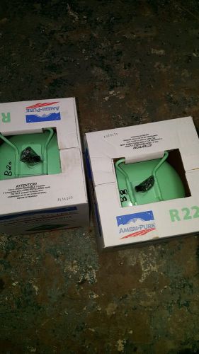 R22 refrigerant 30lb there are 2 tanks