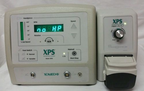 Medtronic XPS 2000 18-96100 MicroResector Console with  XPS Irrigator  18-95500