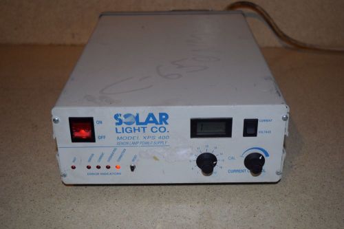SOLAR LIGHT CO. MODEL XPS 400 XENON LAMP POWER SUPPLY
