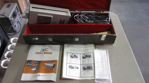 VINTAGE GENERAL ELECTRIC CLOSED CIRCUIT TV CAMERA GE 500 WITH CASE &amp; MANUALS