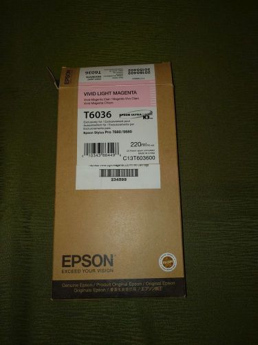 EPSON T6036 VIVID LIGHT MAGENTA 220ml INK STYLUS PRO 7880 9880