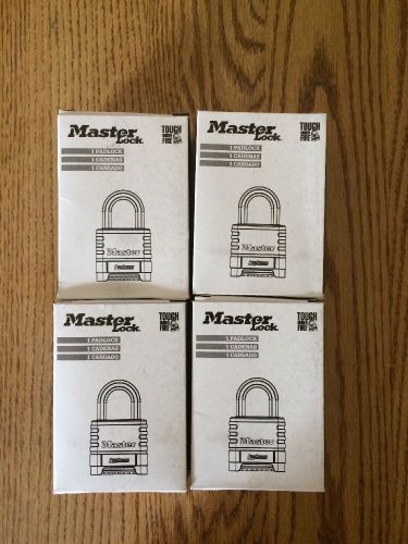 NEW Lot Of 4 Master Lock 1175RS Resettable Pro Series Combination Padlock