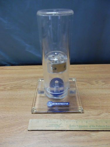 Statagene acrylic beta container unusual configuration very strange for sale