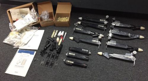 Nordson Versa Spray I &amp; II Guns LOT OF 11 &amp; Accessories  (see Pics)