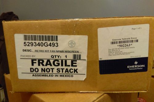 529340G493 Emerson Liebert 115VAC Retro Kit Fan 12-817445-00 - New in sealed box