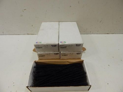 Mixed Lot of 567301 Black Plastic Binding Spiral Coil 10mm 12&#034; 559176 I12