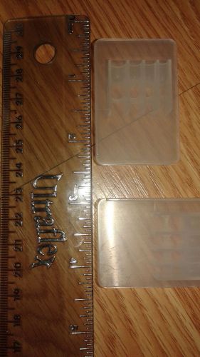 2.5 inch Clear Quad-Wire Label Holders  Lot of 103 HARD TO FIND!