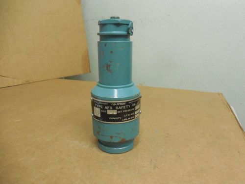 Frick afs safety valve 564904 1/2&#034; a npt set pressure 250 cfm air 648.1 new for sale