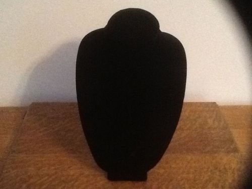 (1)3D Black Velvet Necklace Stand, (2) Flat Display &amp; (1) Elevated End Display