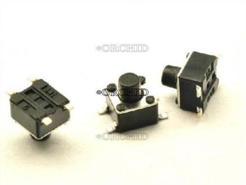100Pcs Tact Switch Push Button Micro Switch 4.5X4.5X5mm Diy Ic New Develope Z