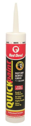 Red Devil 0946 Quick Painters Acrylic Latex Caulk Seal Adhesive 10.1 OZ - White